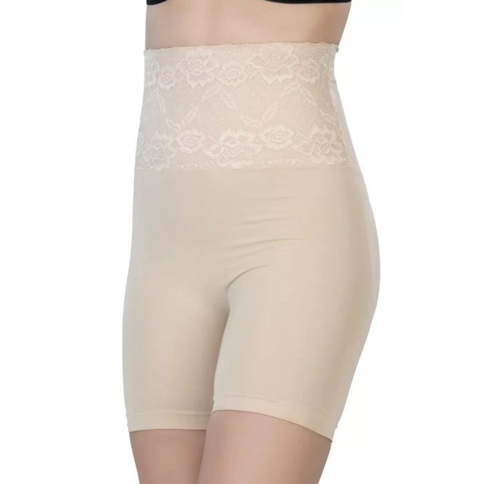 Arias Closet Ten Mı Emay 2091 Önü Dantelli Yüksek Bel Boxer Korse