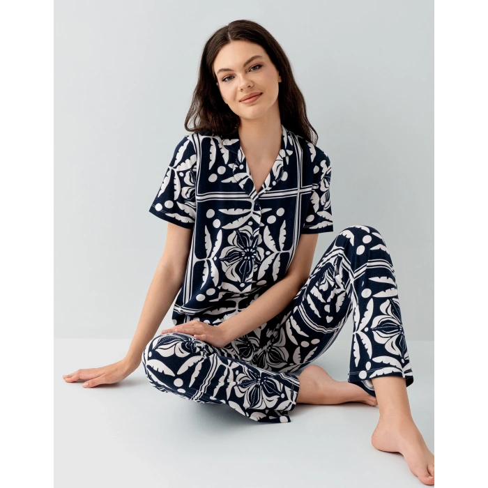 Arnetta 3567-s Kadın Gömlek Pijama Takım