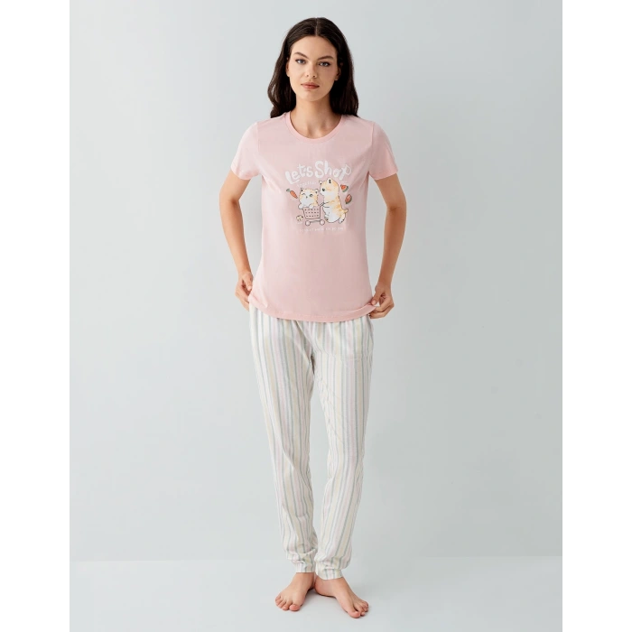 Arnetta 3571-s Kısa Kol Pijama Takımı