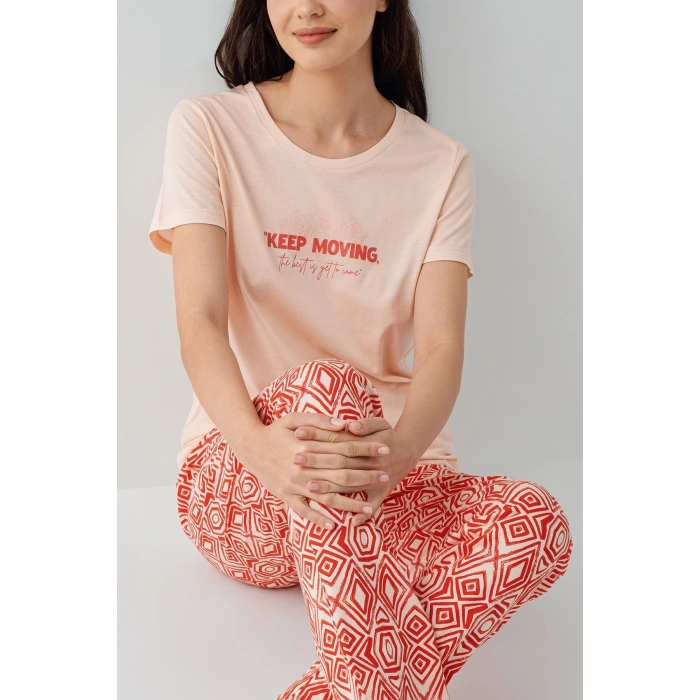 Arnetta 3611-x Kadın Kısa Kol Pijama Takım