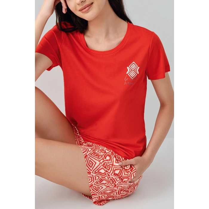 Arnetta 3612-x Kadın Battal Şort Takım