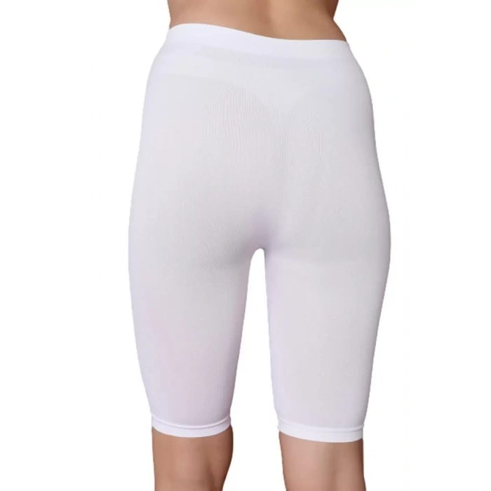 Beyaz  3856 Soft Kapri Tayt