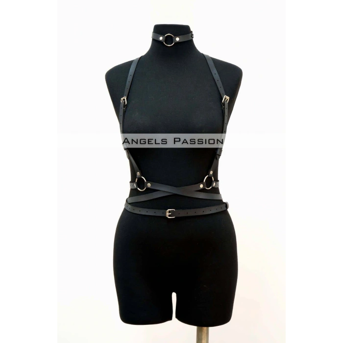 Deri Kemer, Elbise Kemeri Ve Choker Takım - Brf632