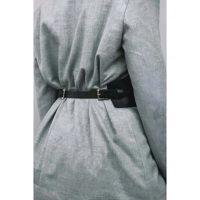 Deri Korse Kemer, Şık Deri Harness Kemer - Brf1127