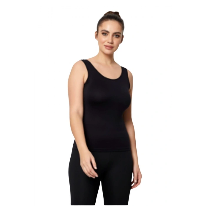 Dikişsiz Bayan Kalın Askılı Atlet  Kadın Ak4242