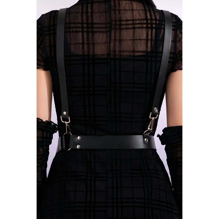 Elbise Üzeri Askılı Deri Kemer Harness - Brf934