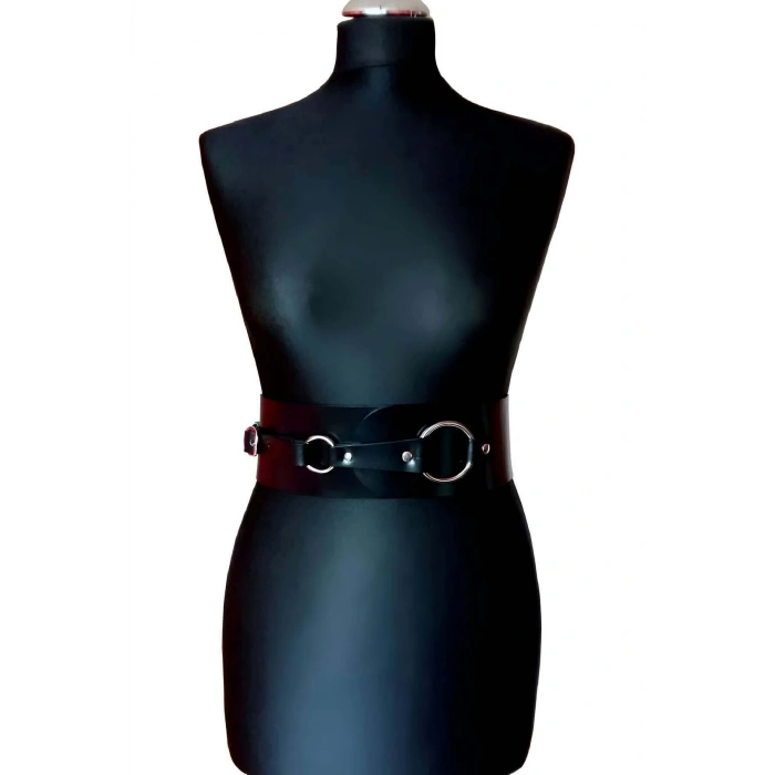 Elbise Üzerine Şık Deri Korse Harness - Brf920