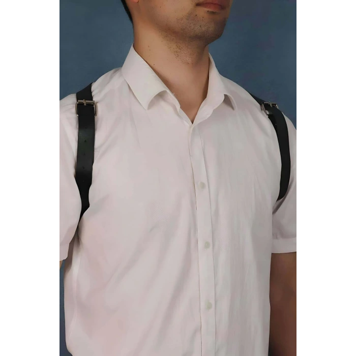 Erkak Deri Göğüs Harness - Brfm128