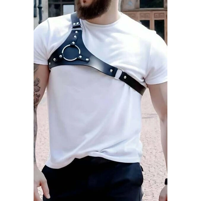 Erkek Tek Omuzdan Askılı Deri Aksesuarı - Brfm127