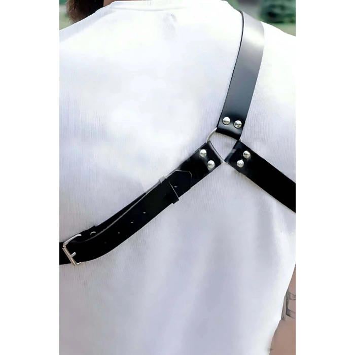 Erkek Tek Omuzdan Askılı Deri Aksesuarı - Brfm127