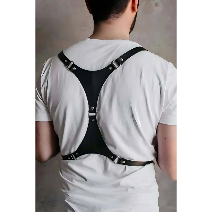 Erkrk Seksi Deri Göğüs Harness - Brfm126