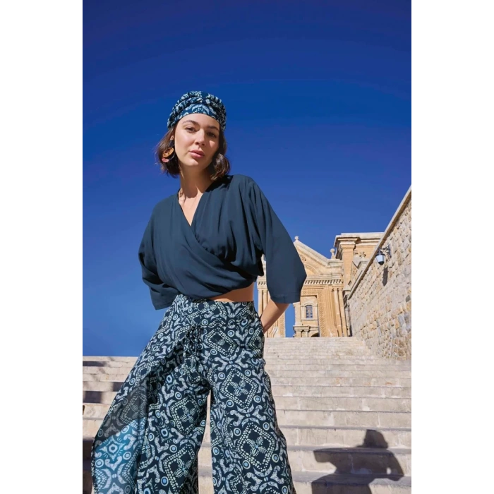 Etnik Desenli Alt Üst Takım