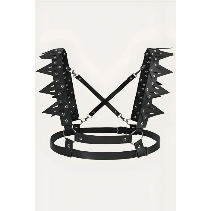 Fantazi Deri Seksi Göğüs Harness - Brf1166
