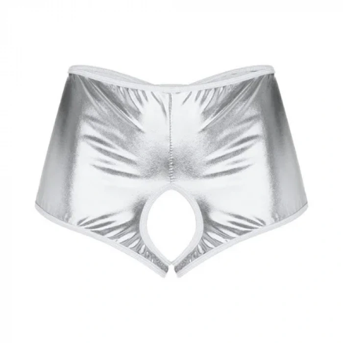 Fantezi Gümüş Özel Bölgeleri Açık Parlak Külot