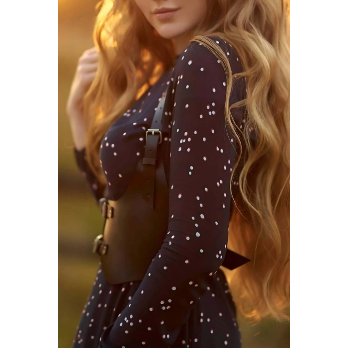 Göğüs Altı Detaylı Şık Elbise Kemeri - Brf612