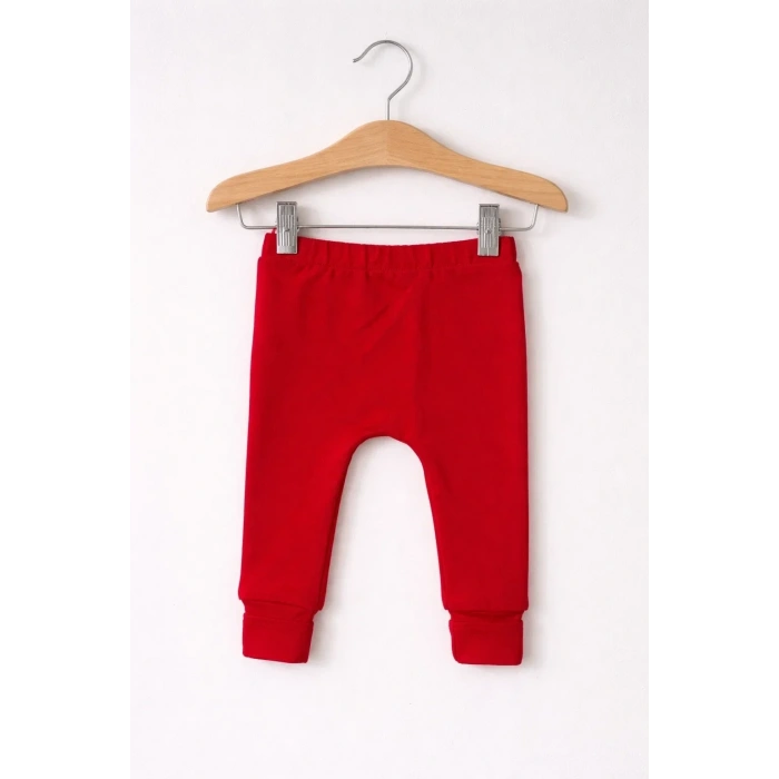 Kalp Desenli Kulaklı 3 Lü Kız Bebek Takımı