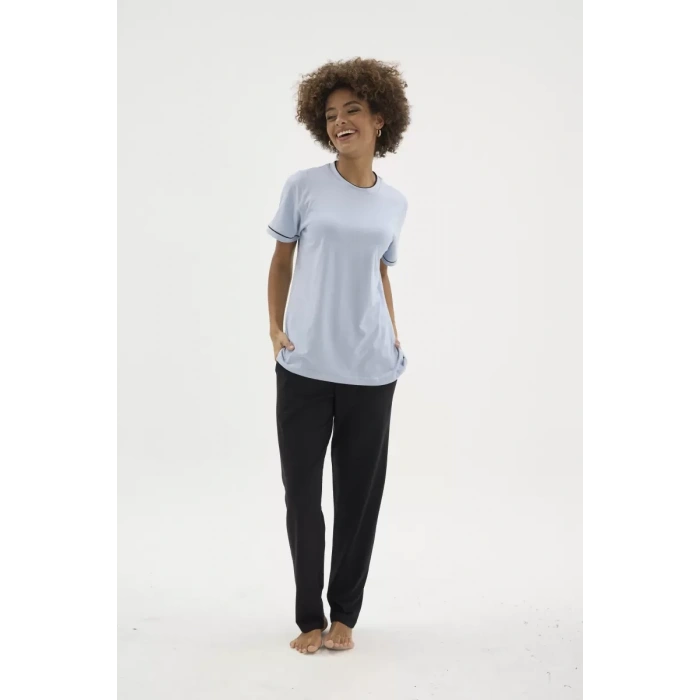 Kocabey Kkt-26156k Kadın O Yaka Pijama Takımı