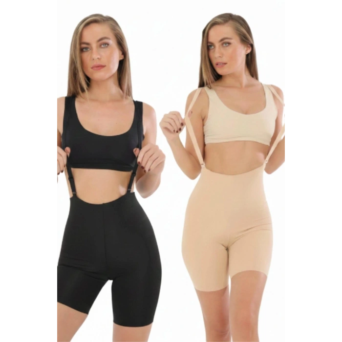 Lazer Askılı Paçalı Korse Kadın Ak4204