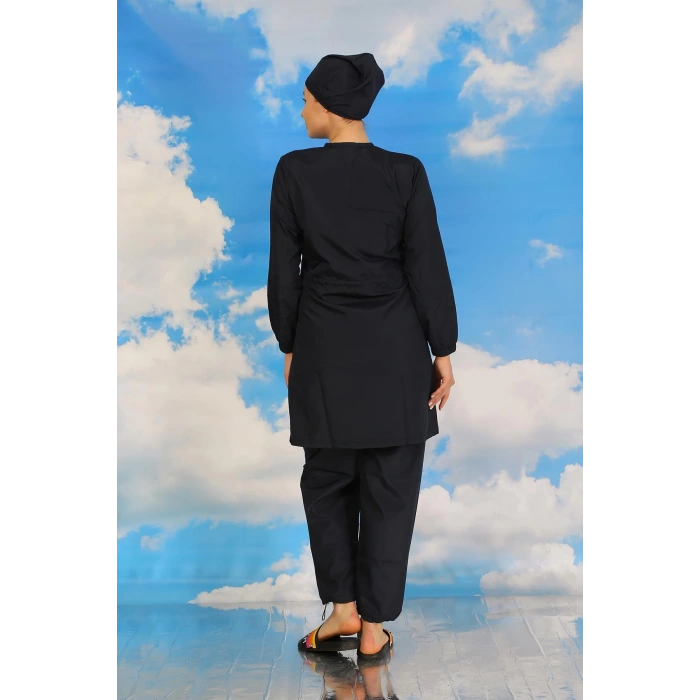 Moda Kadın Tam Tesettür Mayo Lacivert