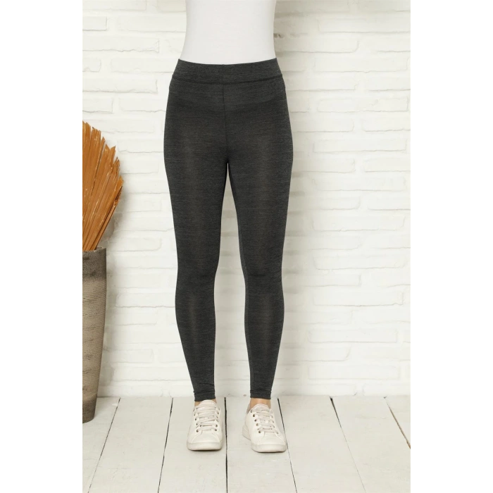 Moda Penye Likralı Tayt Antrasit