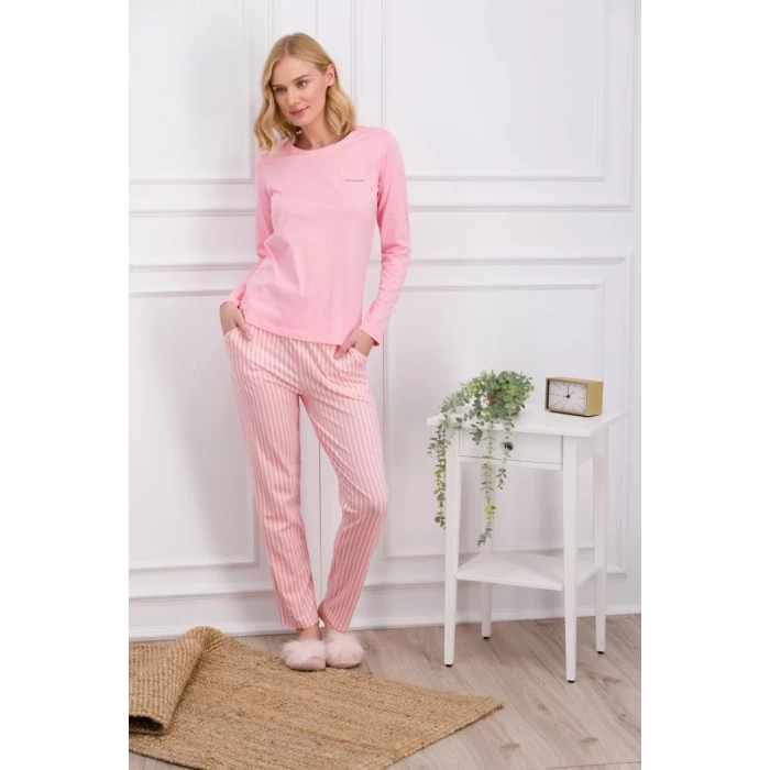 Pierre Cardin 8766-s Kadın Uzun Kol Pijama Takımı