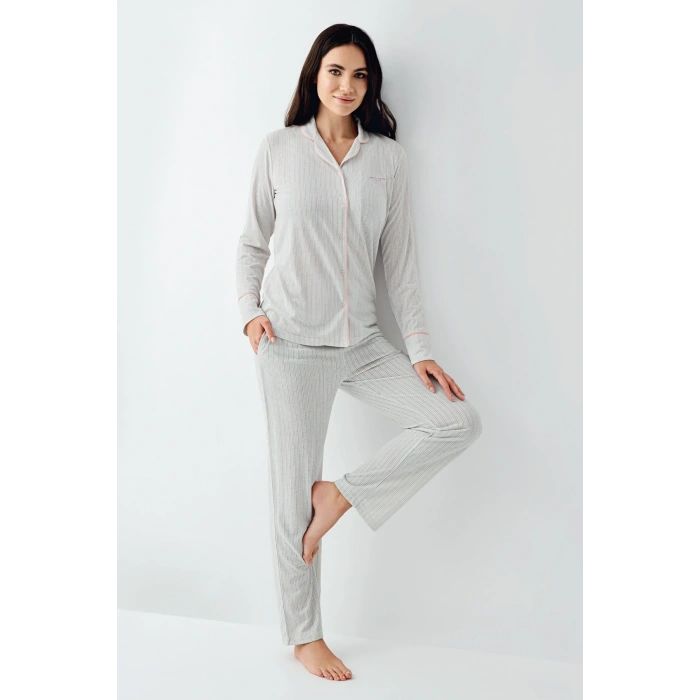 Pierre Cardin 9051-s Gömlek Pijama Takımı