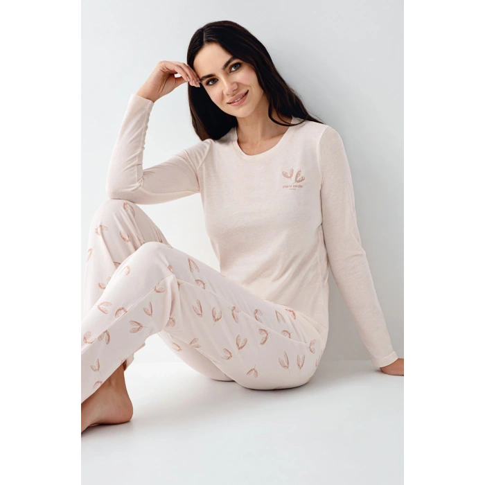 Pierre Cardin 9061-s Kadın Uzun Kol Pijama Takım