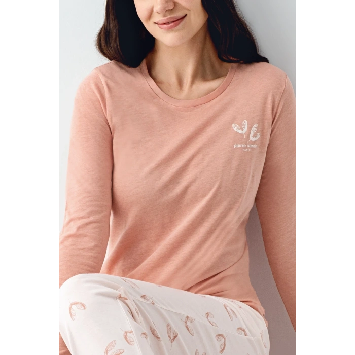 Pierre Cardin 9061-s Kadın Uzun Kol Pijama Takım