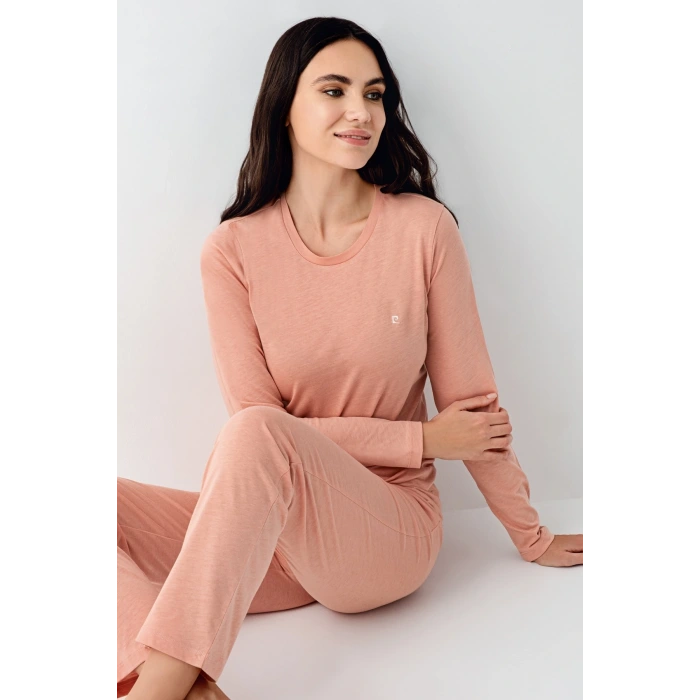 Pierre Cardin 9063-s Kadın Uzun Kol Pijama Takım