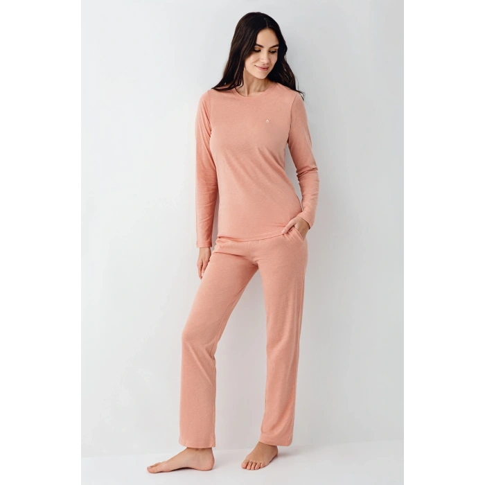 Pierre Cardin 9063-s Kadın Uzun Kol Pijama Takım