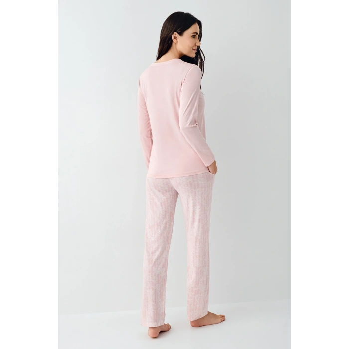 Pierre Cardin 9085-s Kadın Uzun Kol Pijama Takım