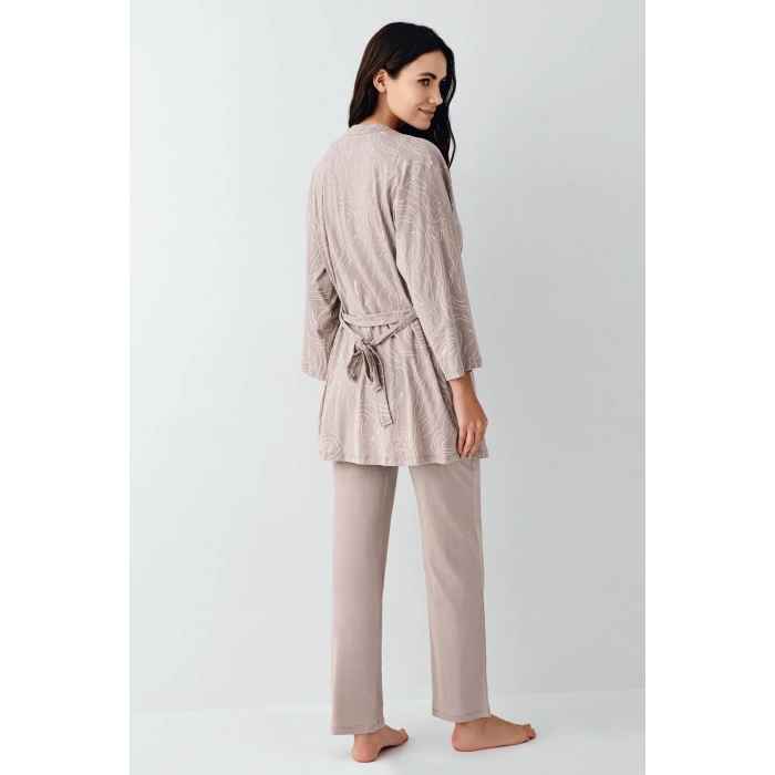 Pierre Cardin 9099-s 3lü Pijama Takımı