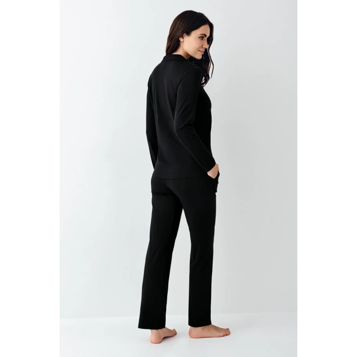 Pierre Cardin 9115-s Kadın Uzun Kol Pijama Takımı