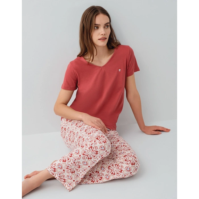 Pierre Cardin 9195-x Kadın Kısa Kol Pijama Takımı