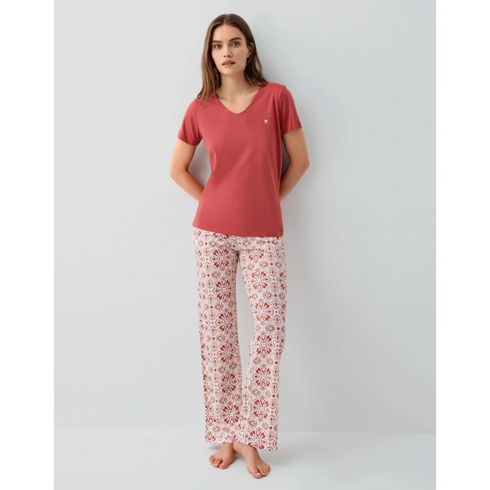 Pierre Cardin 9195-x Kadın Kısa Kol Pijama Takımı