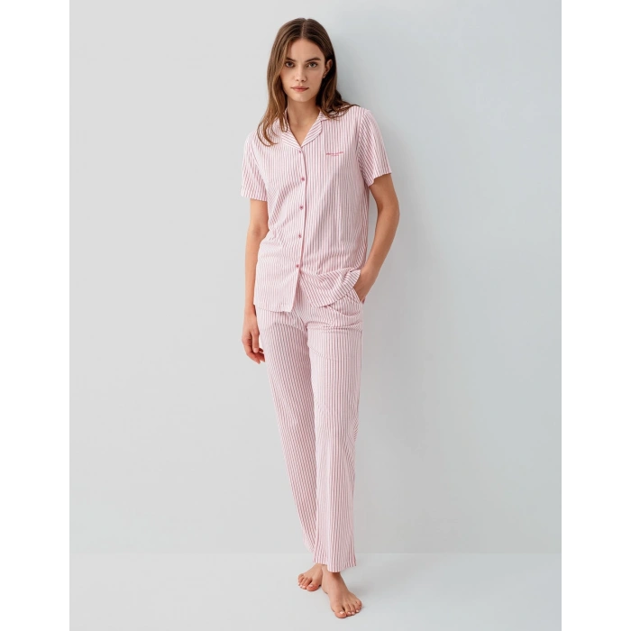 Pierre Cardin 9204-s Kadın Gömlek Pijama Takım