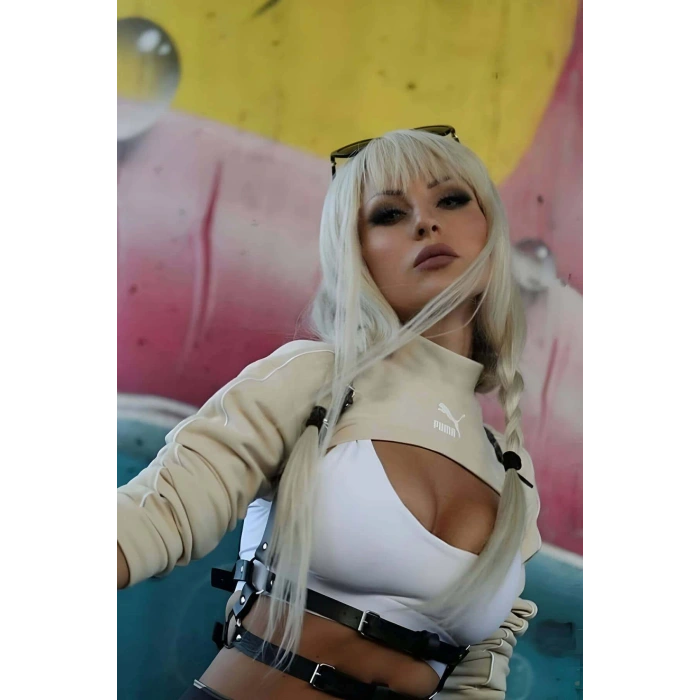 Şık Deri Kemer, Beli Saran Deri Harness - Brf606