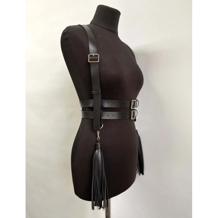 Şık Ve Tarz Püsküllü Deri Kemer - Brf1393