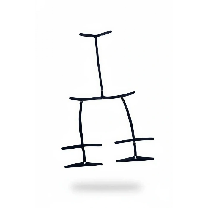 Siyah Body Harness Ayarlanabilir Uyluk Kemerli - Brf150