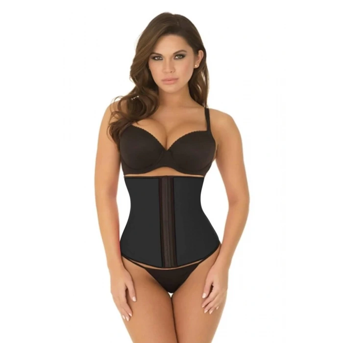 Siyah Mı 9161 Terletici Agraflı Bel Korse