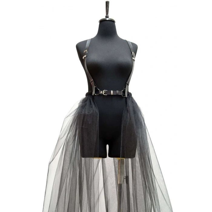 Uzun Tülü Harness Etek