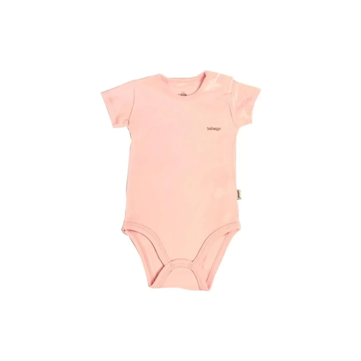 Basic Kısa Kol Body Pembe