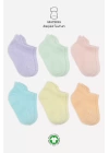 Mix Penye Sneakers Çorap 6lı  Lila