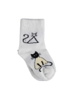 New Cats Yaş Soket Çorap  Ekru