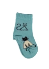 New Cats Yaş Soket Çorap  Yeşil