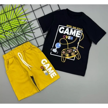 3/5 Yaş Game Konsol Baskılı Çocuk Takımı