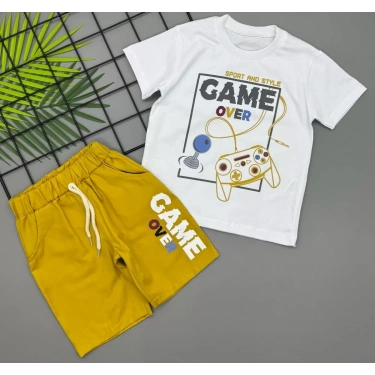 3/5 Yaş Game Over Baskılı Çocuk Takımı