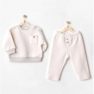 5158 Soft 2li Bebe Takım Ekru