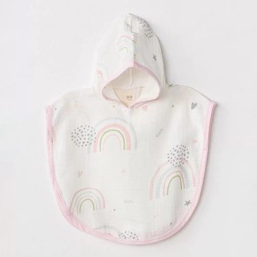 Ac24666 Müslin Have A Nice Day Bebek Panço Pink White