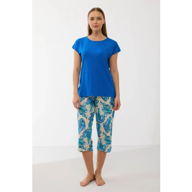 Anıl 11702  Kadın T-shirt Ve Pantalon Takım